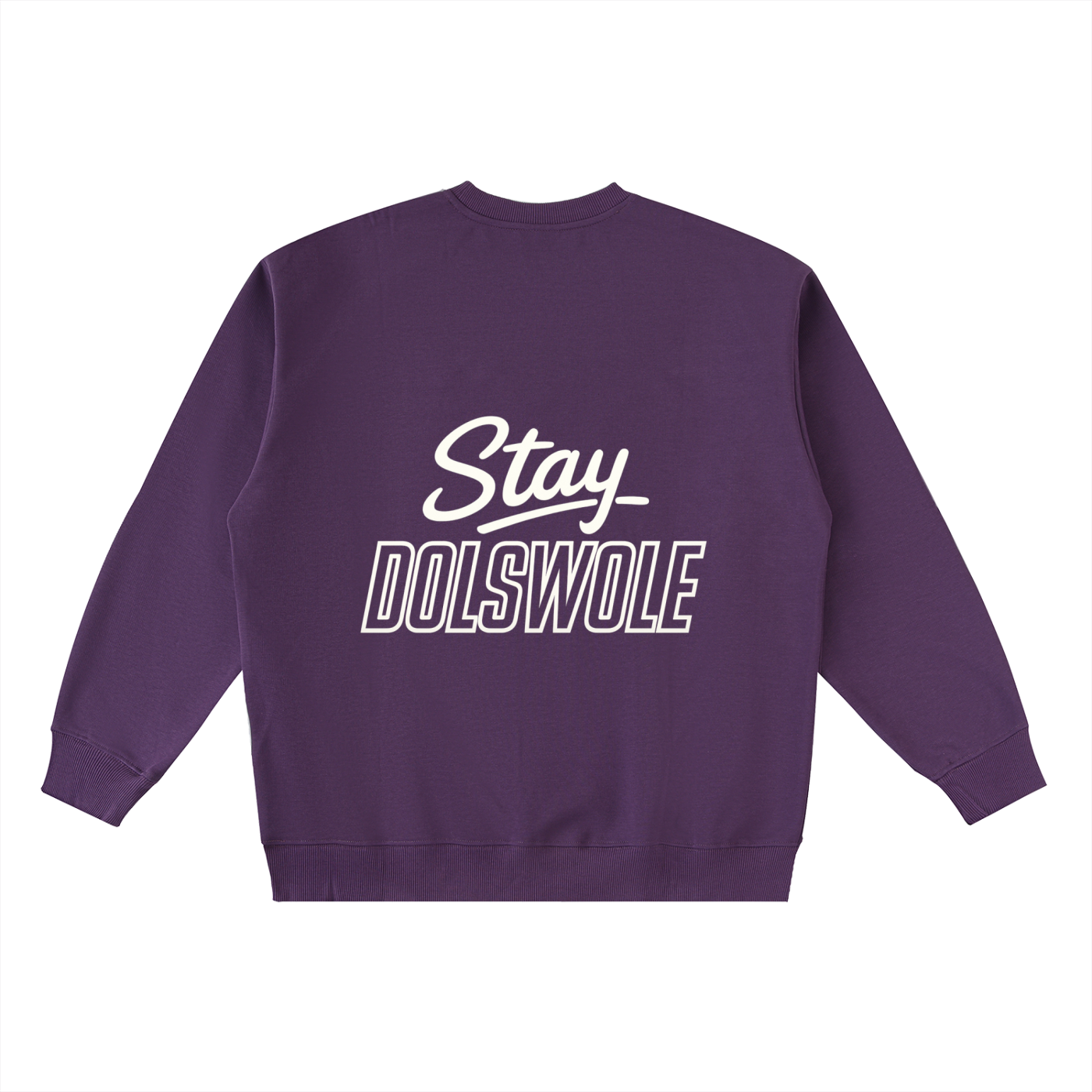 Oversized Crewneck Taped Sweatshirt