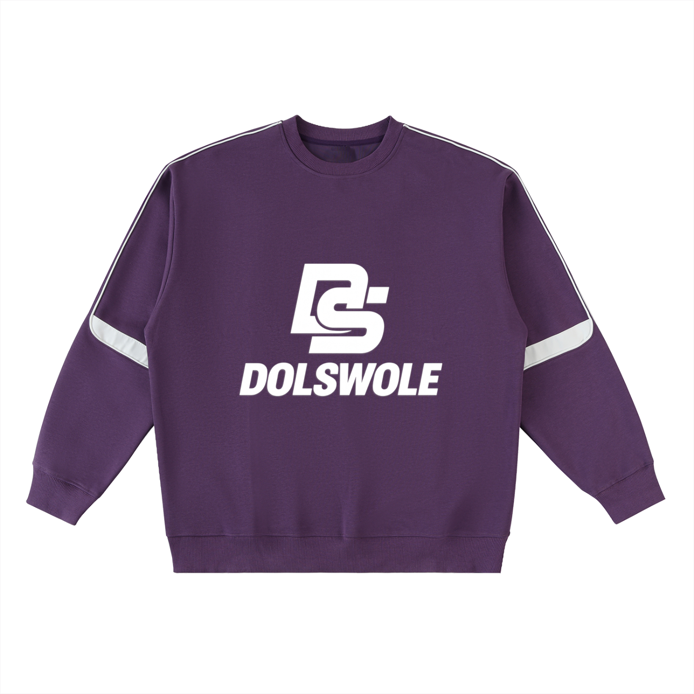 Oversized Crewneck Taped Sweatshirt