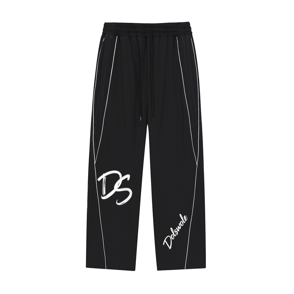 Reflection Striped Straight-Leg Sweatpants