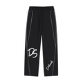 Reflection Striped Straight-Leg Sweatpants