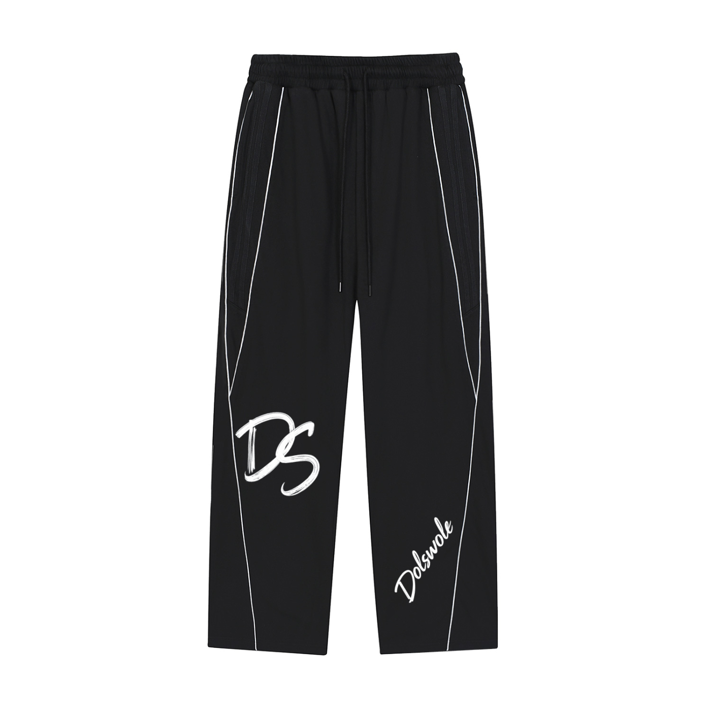 Reflection Striped Straight-Leg Sweatpants