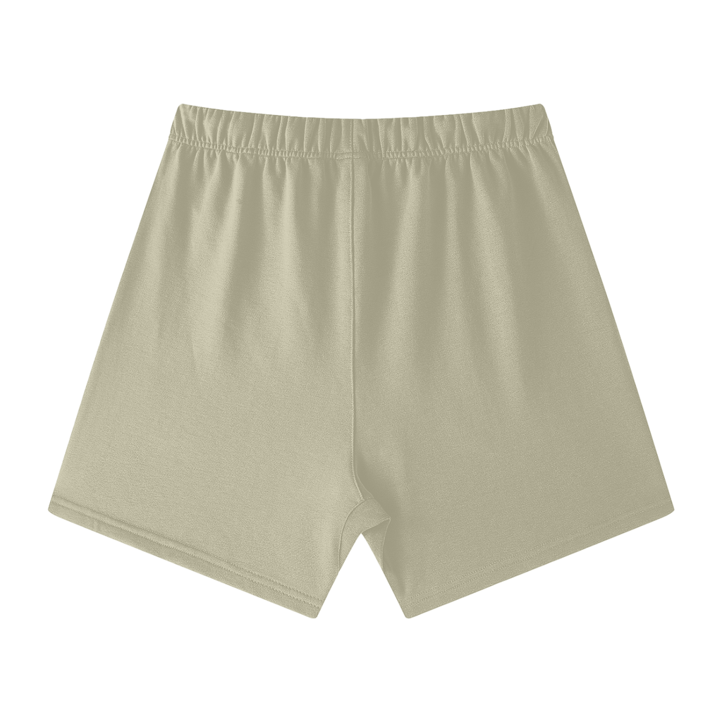 Unisex Earth Tone Loose Fit Cotton Shorts
