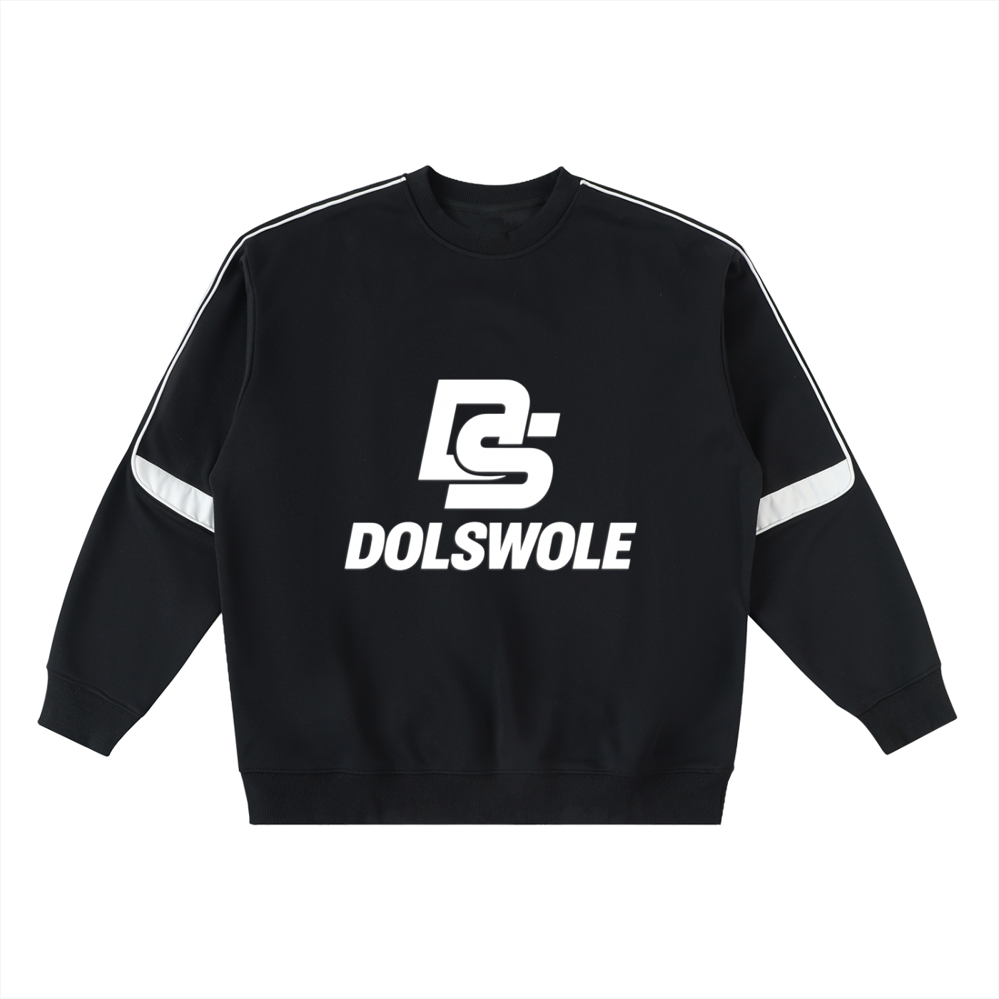 Oversized Crewneck Taped Sweatshirt