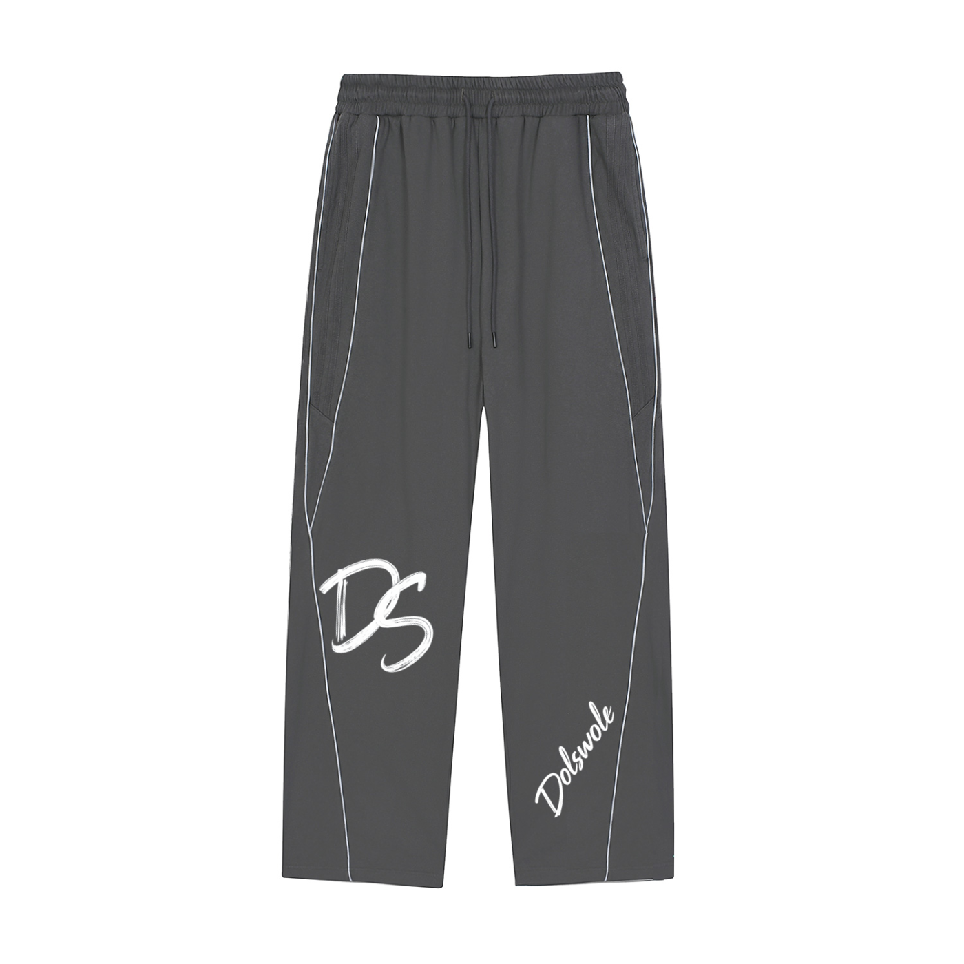 Reflection Striped Straight-Leg Sweatpants