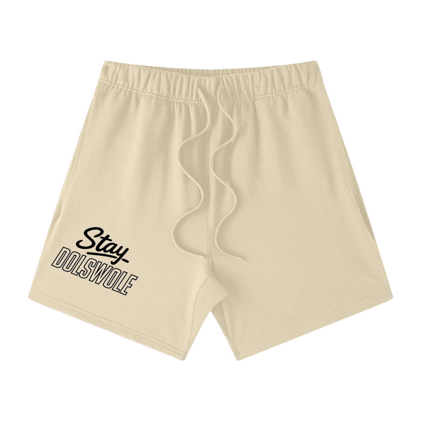 Unisex Earth Tone Loose Fit Cotton Shorts