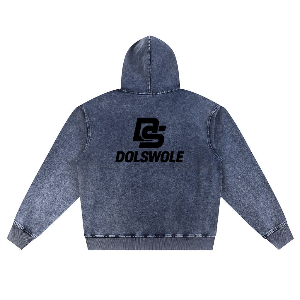 Snow Wash Oversized Hoodie