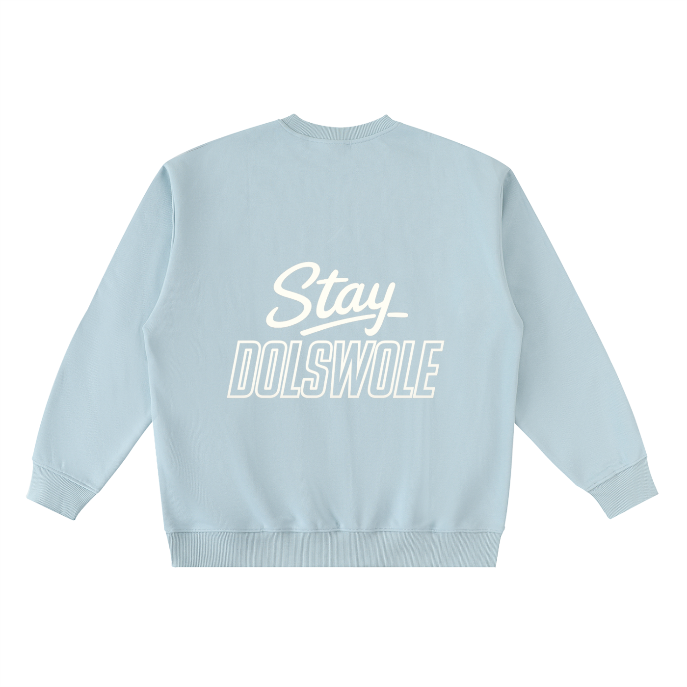 Oversized Crewneck Taped Sweatshirt