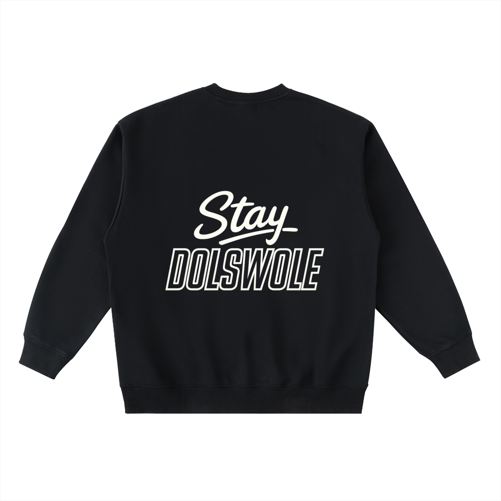 Oversized Crewneck Taped Sweatshirt