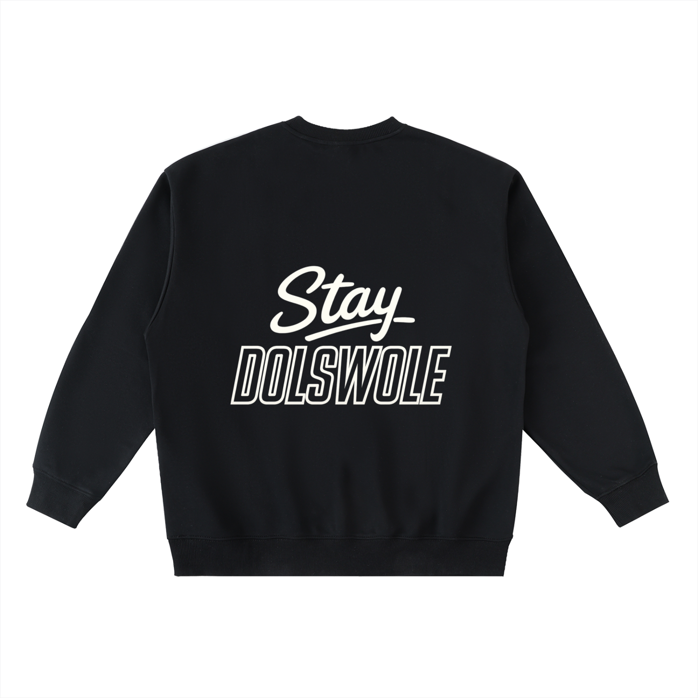 Oversized Crewneck Taped Sweatshirt