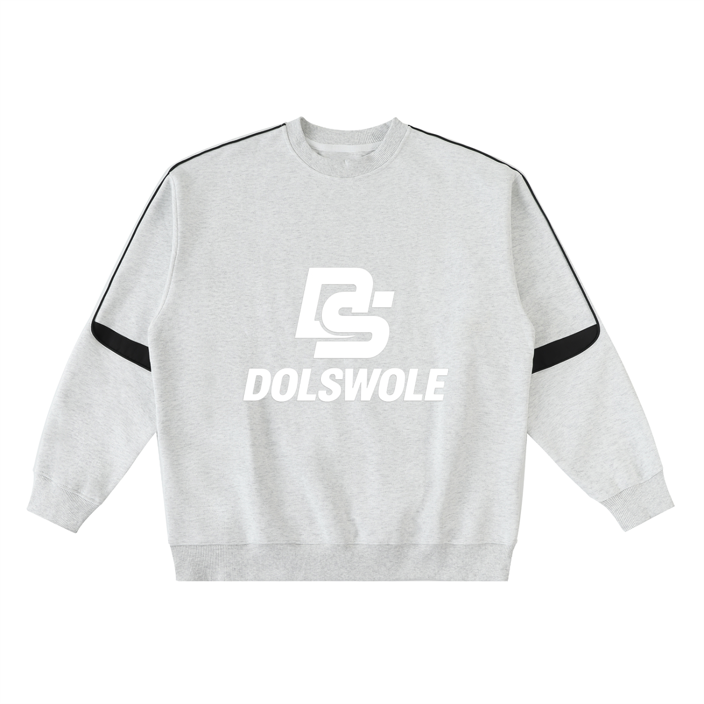 Oversized Crewneck Taped Sweatshirt
