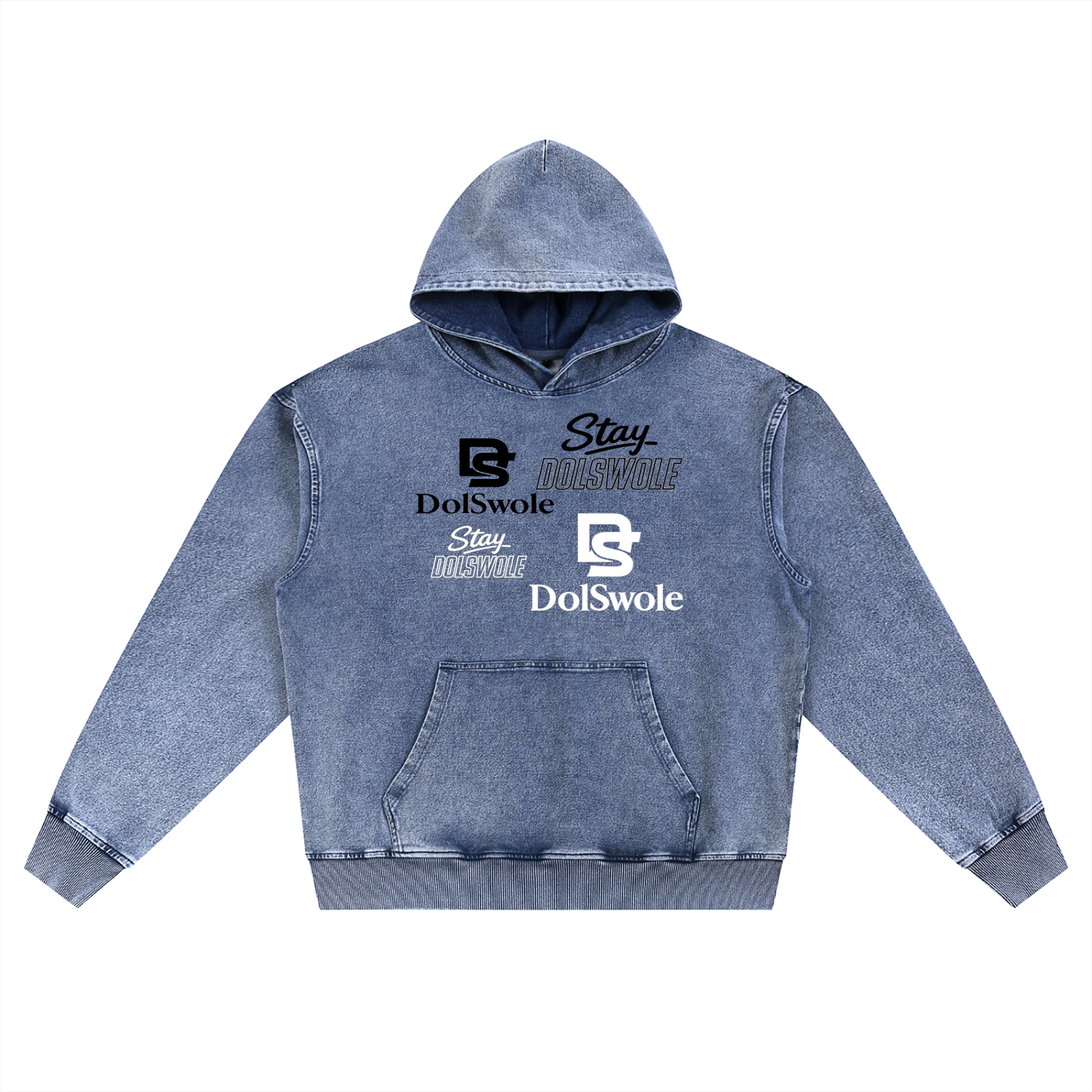Snow Wash Oversized Hoodie