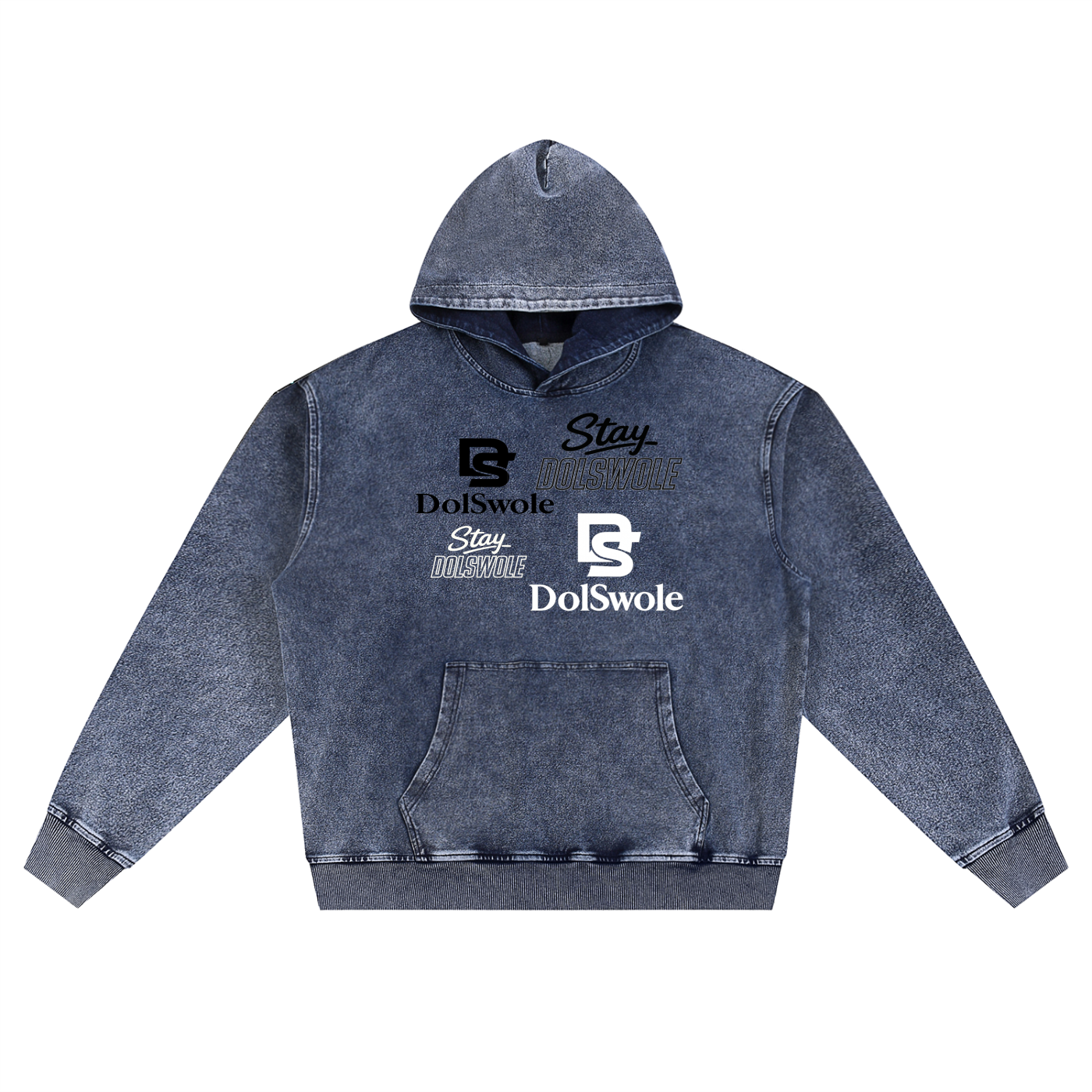 Snow Wash Oversized Hoodie