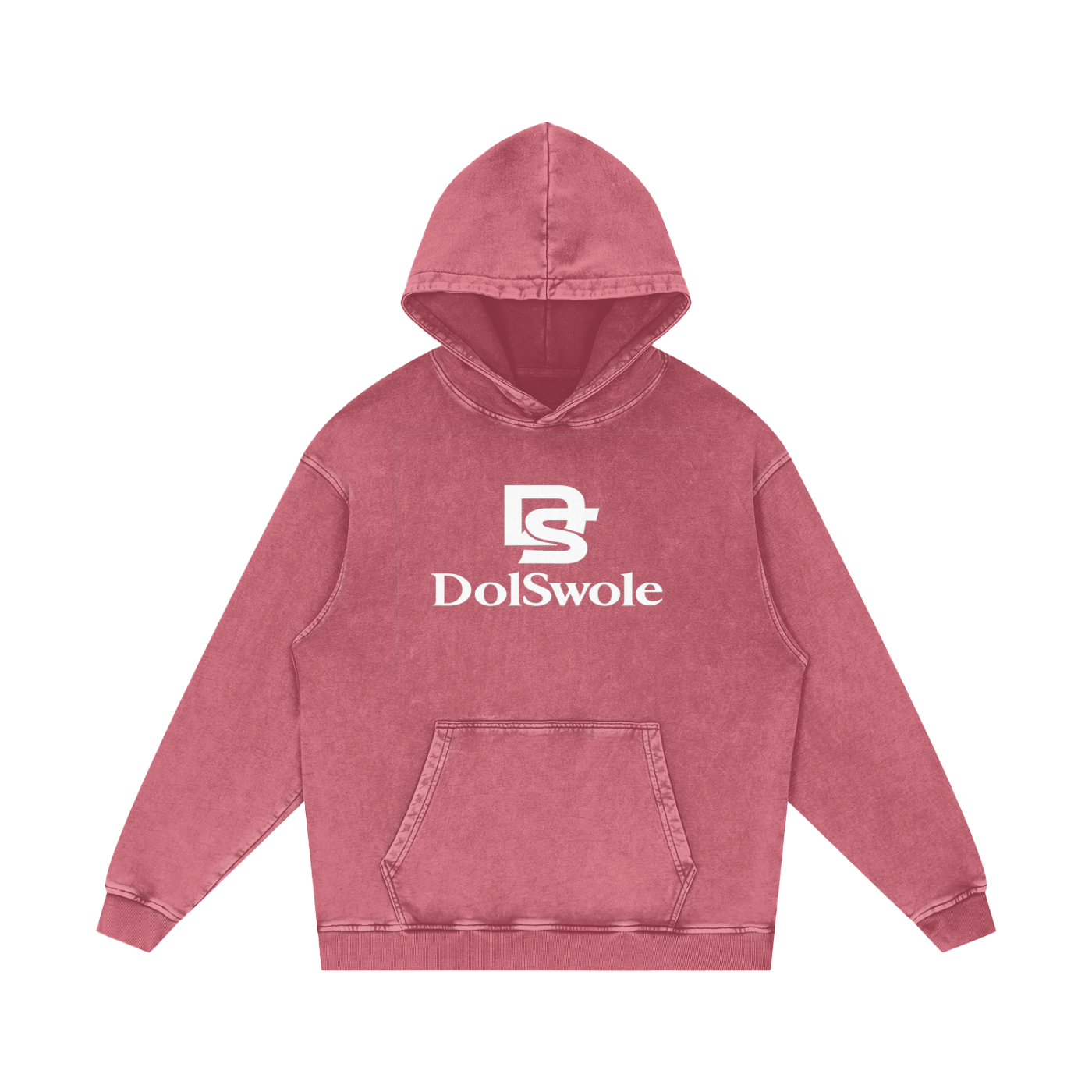 Snow Washed Loose Cotton Hoodie