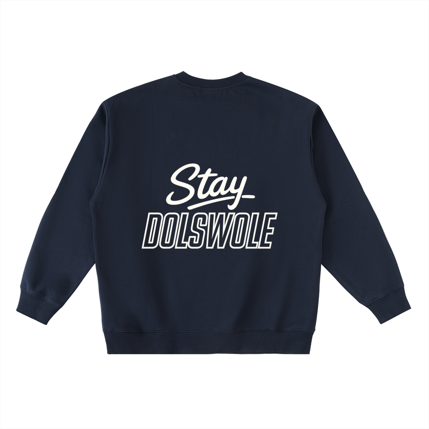 Oversized Crewneck Taped Sweatshirt