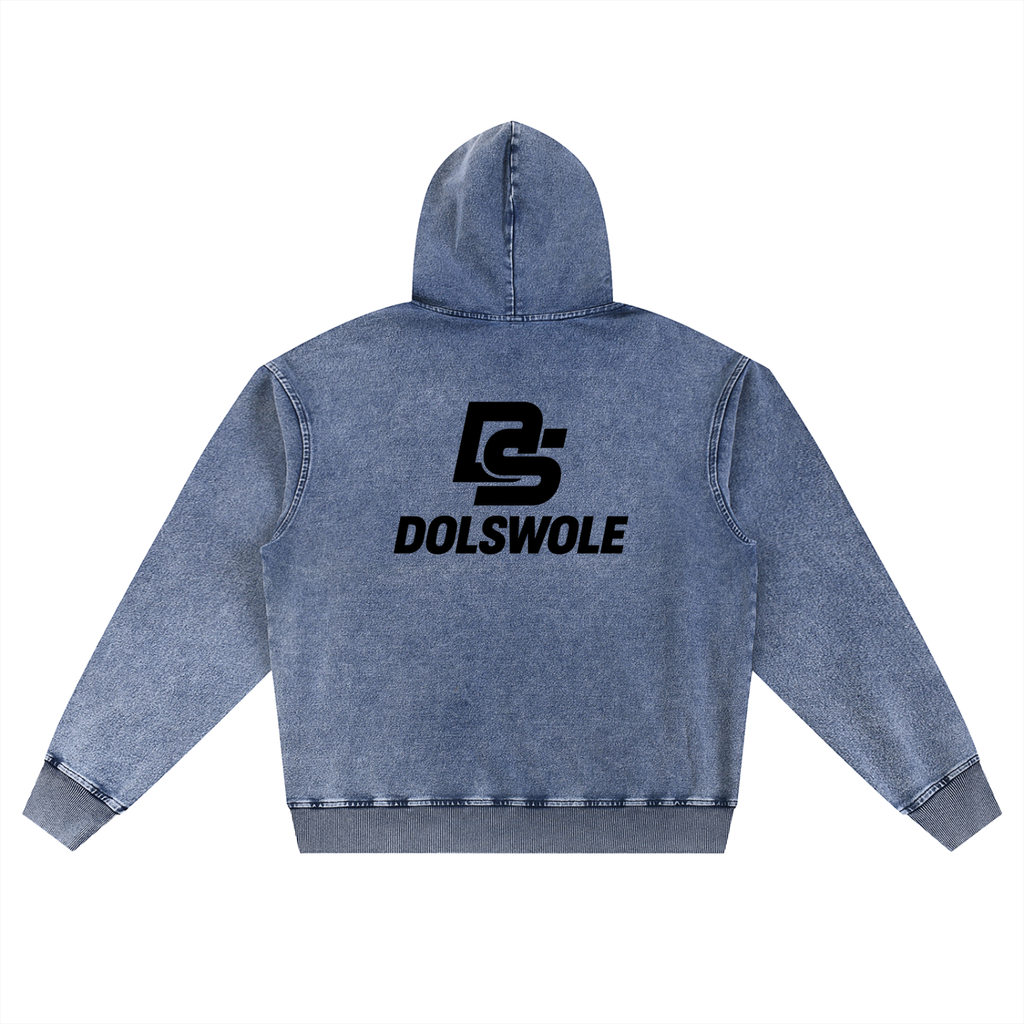 Snow Wash Oversized Hoodie