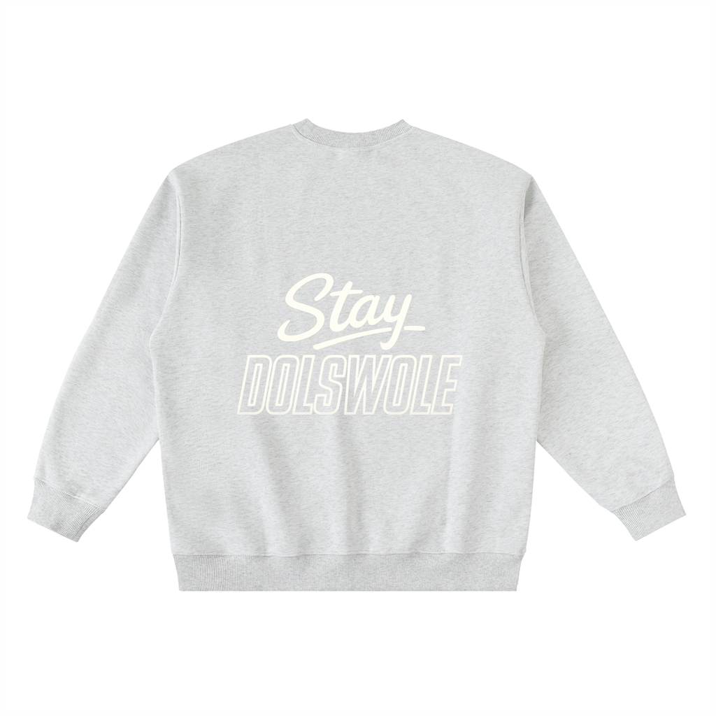 Oversized Crewneck Taped Sweatshirt