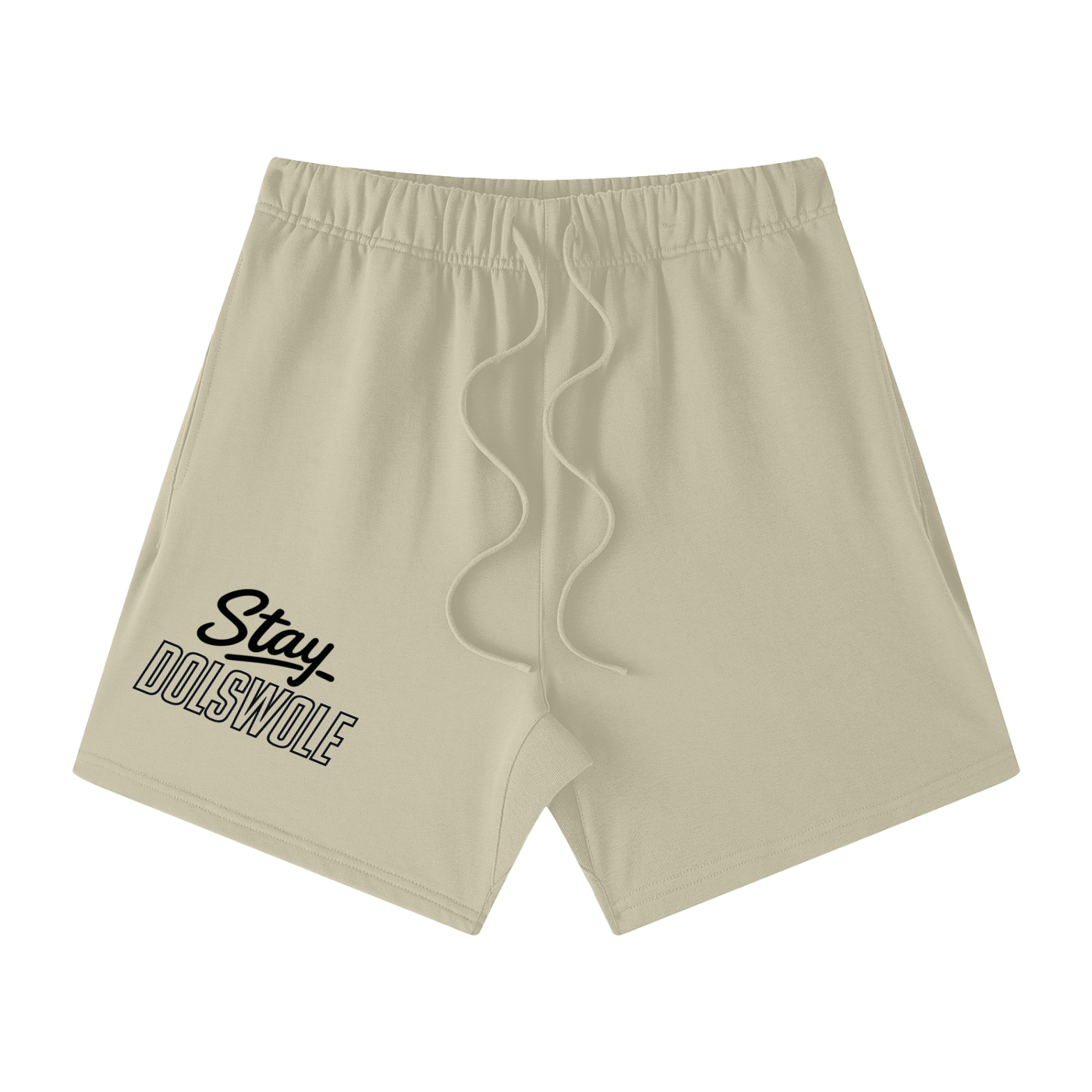 Unisex Earth Tone Loose Fit Cotton Shorts