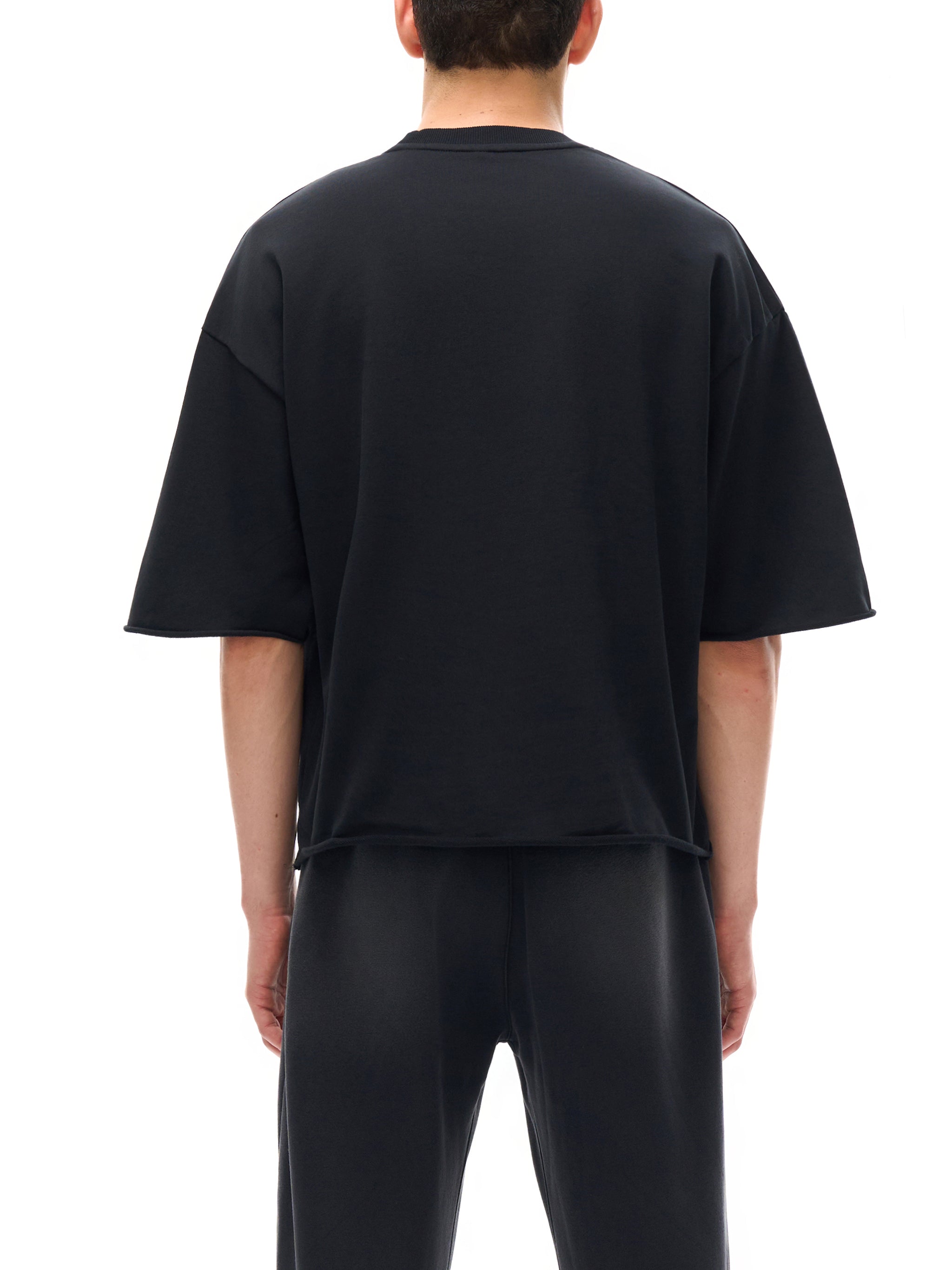 French Terry Raw Edge T-Shirt